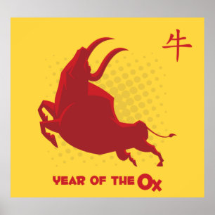 Year Of The Ox Poster
