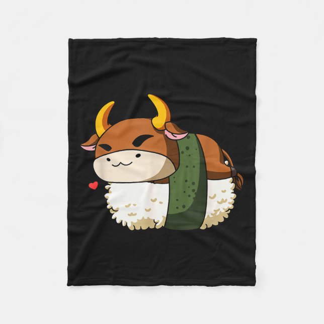 Year Of The Ox Zodiac Chinese New Year Japanese Su Fleece Blanket (Front)