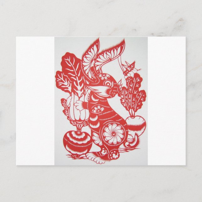 Year of the Rabbit 2011 Holiday Postcard (Front)