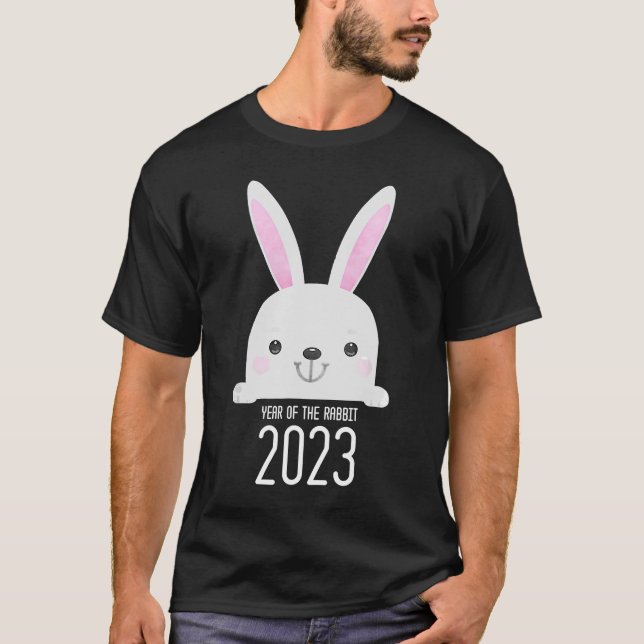 Year Of The Rabbit 2023 Chinese Zodiac Lunar New Y T-Shirt (Front)
