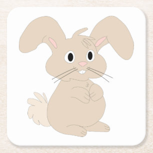 Year of the Rabbit 2023 Square Paper Coaster