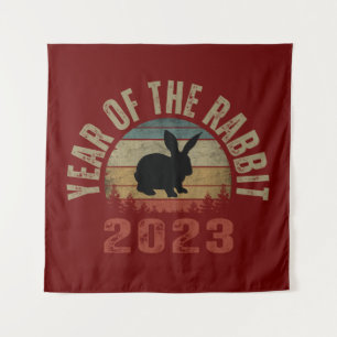YEAR OF THE RABBIT 2023  TAPESTRY
