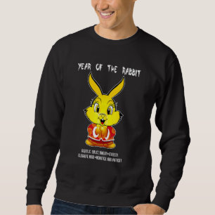 Year of The Rabbit Chinese Zodiac Lunar New Year Sweatshirt