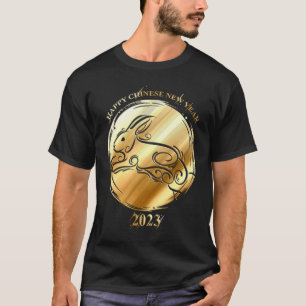 Year Of The Rabbit Golden Coin For 2023 Chinese Ne T-Shirt