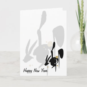 Year of the Rabbit Holiday Card