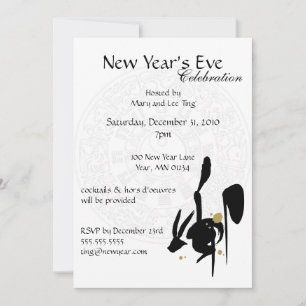 Year of the Rabbit Invitation
