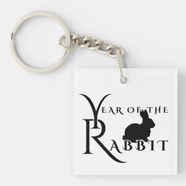Year of the rabbit key ring (Front)