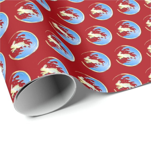 Year of the Rabbit Wrapping Paper (Roll Corner)