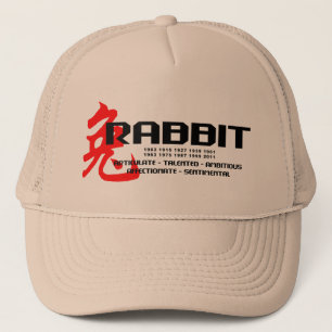Year of The Rabbit Years - Characteristics Trucker Hat