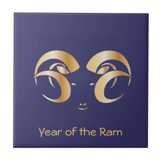 Year of the Ram / Sheep Tile (Front)