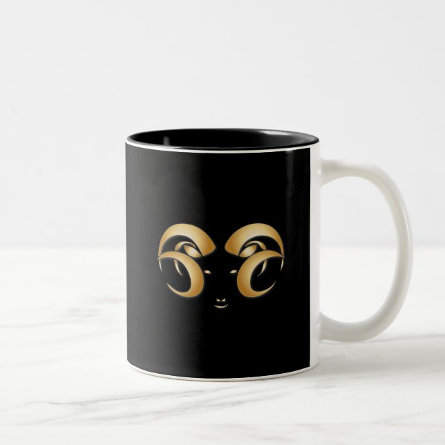 Year of the Ram / Sheep Two-Tone Coffee Mug (Right)