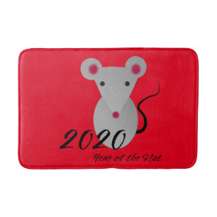 Year of the Rat 2020 Bath Mat