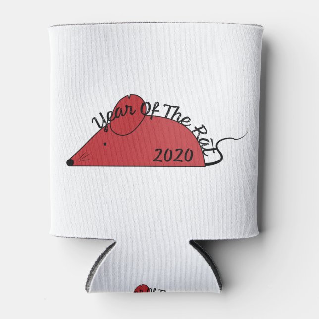 Year of the Rat 2020 Can Cooler (Front)