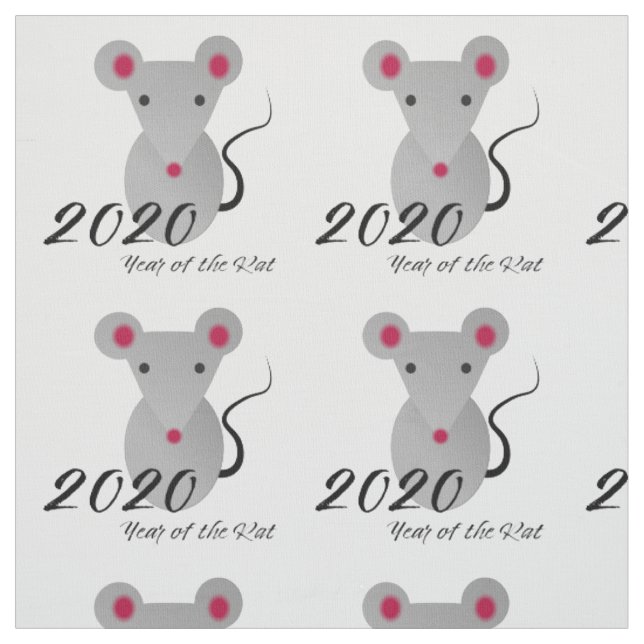 Year of the Rat 2020 Fabric (Swatch)