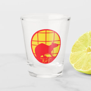 Year of the Rat Shot Glass