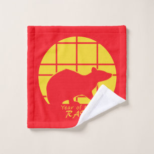 Year of the Rat Wash Cloth