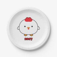 Year of the Rooster 2017 Paper Plates