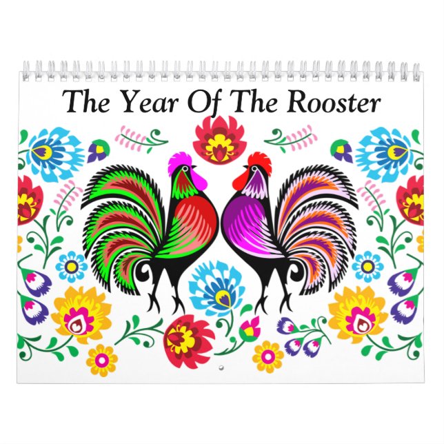 Year Of The Rooster Calendar (Cover)