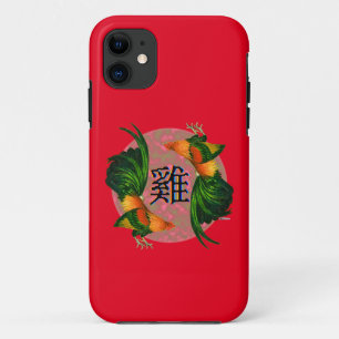 Year of the Rooster Circle Case-Mate iPhone Case