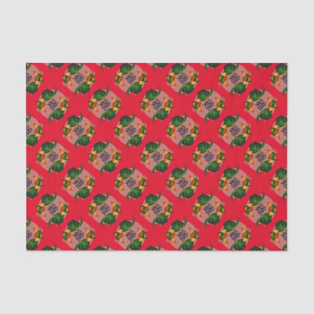 Year of the Rooster Circle Tissue Paper (Front)