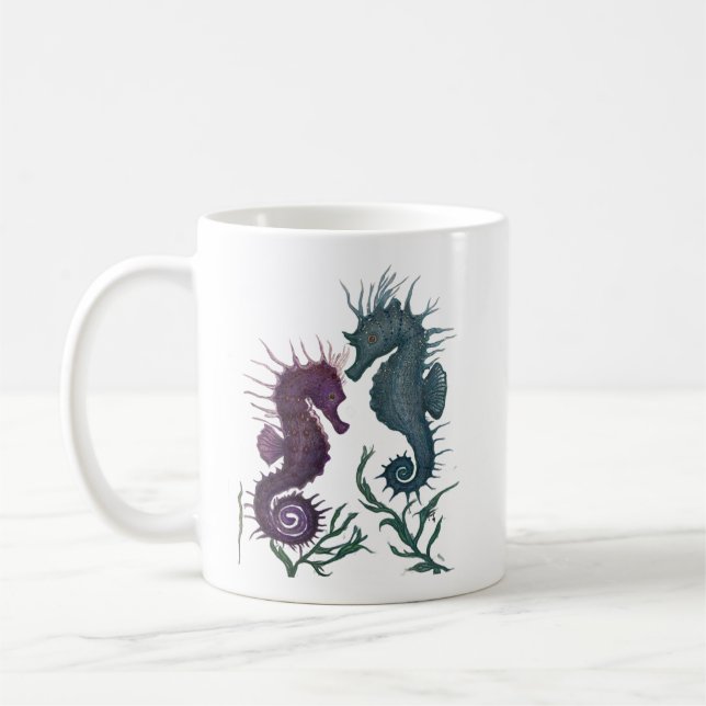 Year of the Seahorses Coffee Mug (Left)