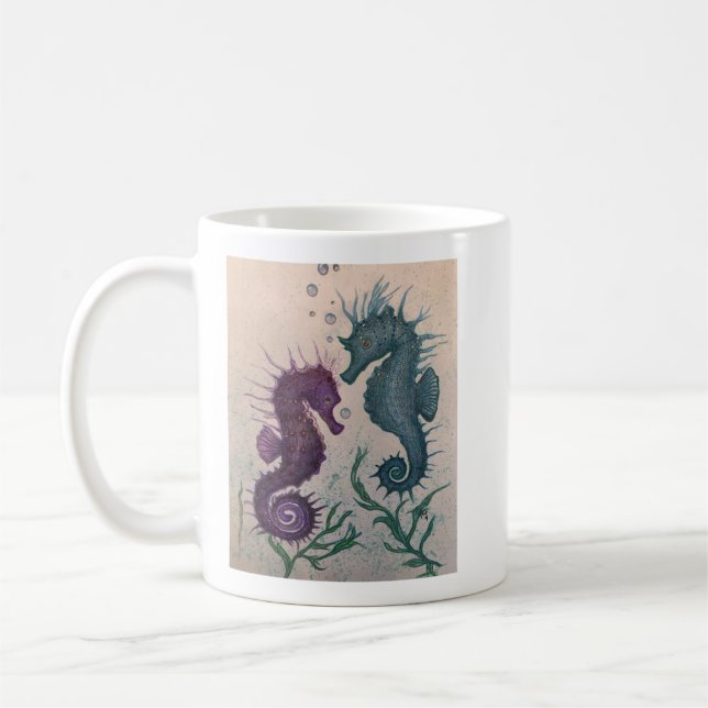 Year of the Seahorses Coffee Mug (Left)