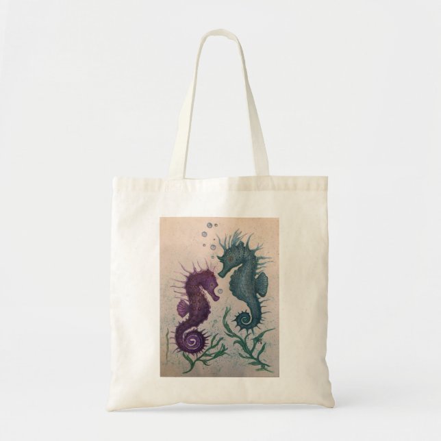 Year of the Seahorses Tote Bag (Front)