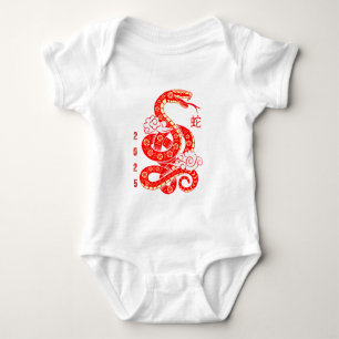 Year of the Snake 2025 Baby Bodysuit