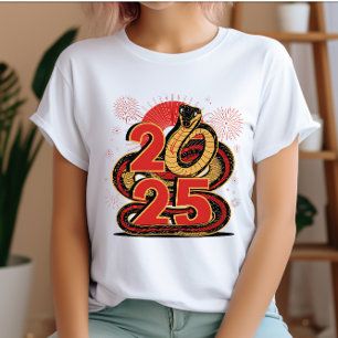 Year Of The Snake 2025   Chinese Zodiac 2025 T-Shirt