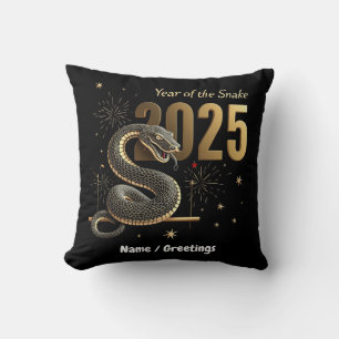 Year of the Snake 2025 Chinese Zodiac Customisable Cushion