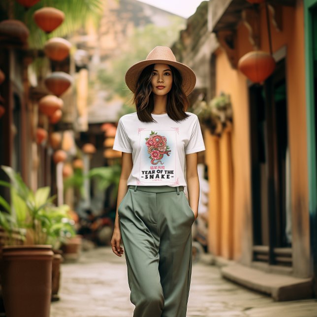 Year Of The Snake 2025 Japanese Art 蛇年  T-Shirt (Creator Uploaded)
