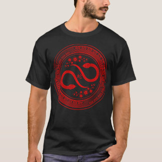 Year Of The Snake 2025 Zodiac Happy Chinese New Ye T-Shirt