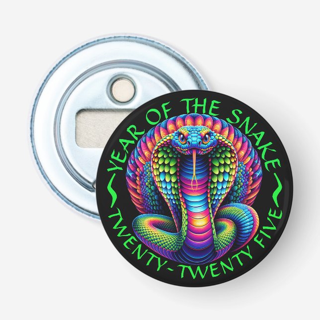 Year of the Snake  Bottle Opener (Front)