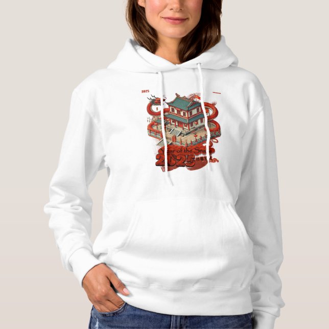Year of the Snake: Chinese New Year 2025 #11 Hoodie (Front)
