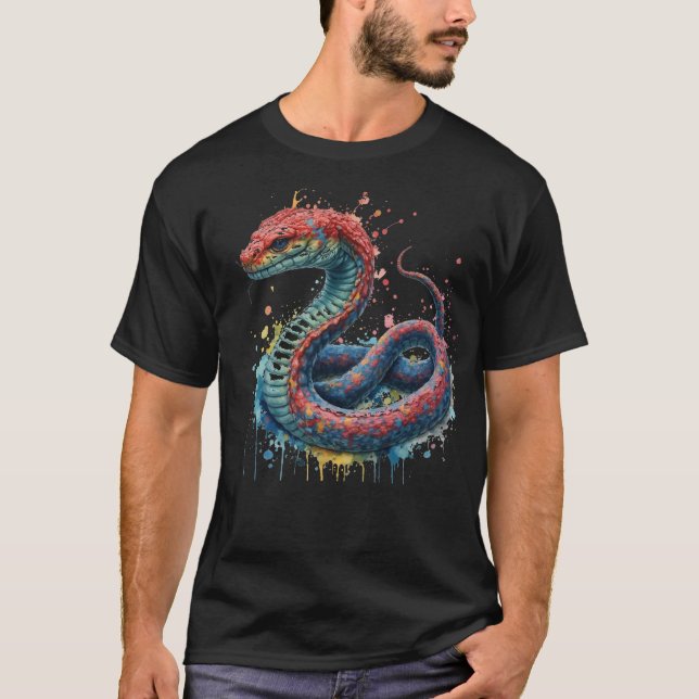 Year of the Snake Chinese New Year 2025 T-Shirt (Front)