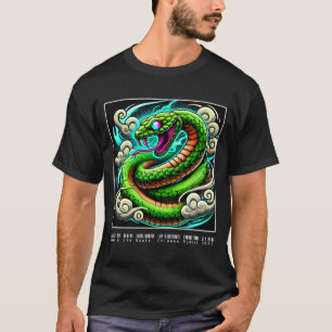Year of the Snake: Chinese Symbol 2025 (new year) T-Shirt