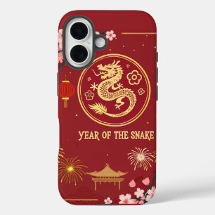 Year of the Snake Lunar New Year 2025 iPhone 16 Case
