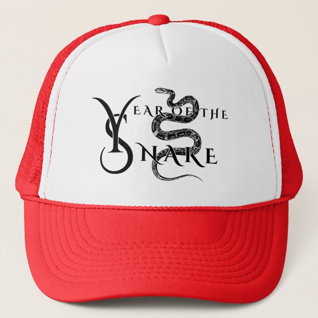 Year of the snake trucker hat (Front)