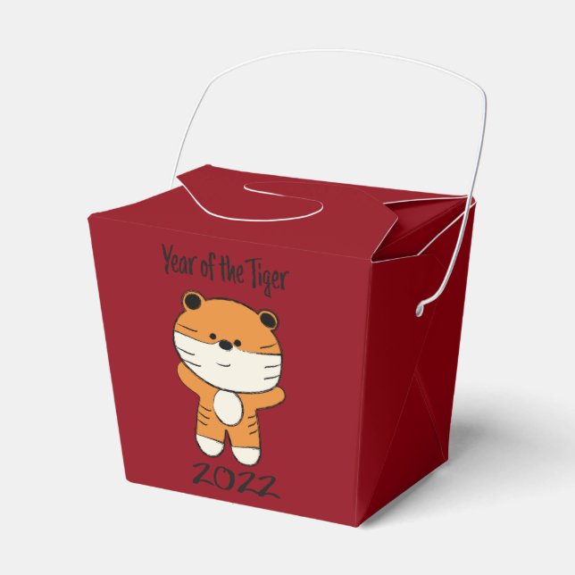 Year of the Tiger 2022 Favour Box (Front Side)
