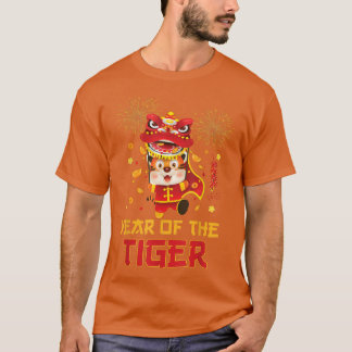 Year Of The Tiger Chinese New Year 2022 Kids Toddl T-Shirt