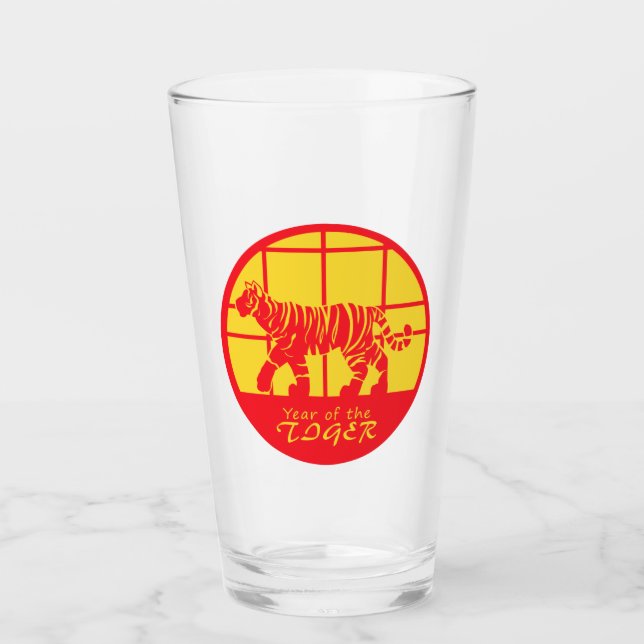 Year of the Tiger  Glass (Front)