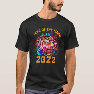Year Of The Tiger Horoscope Art Happy Chinese New T-Shirt