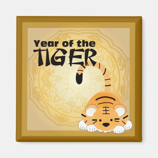 Year of the Tiger Magnet (Front)