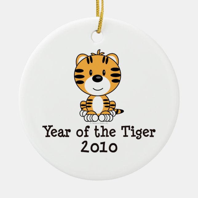 Year of the Tiger Ornament (Front)