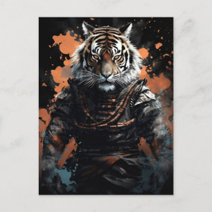 Year of the Tiger Samurai Postcard