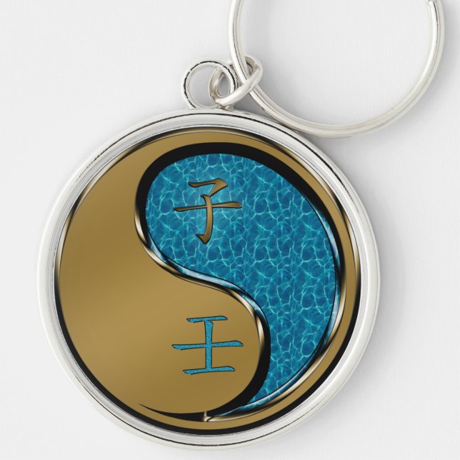 Year of the Water Rat Key Ring (Front)