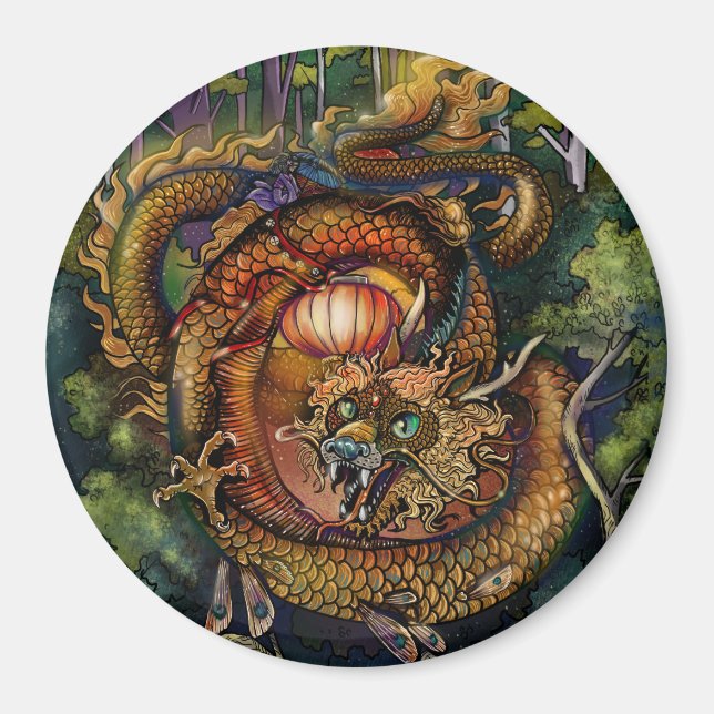 Year of the Wood Dragon 2024 Magnet (Front)