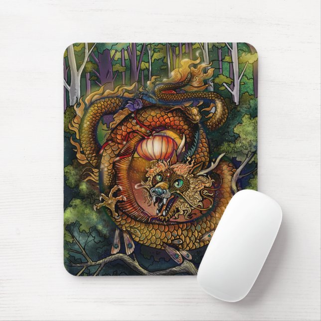 Year of the Wood Dragon 2024 Mouse Pad (With Mouse)