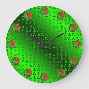 Year of the Wood Goat  Large Clock
