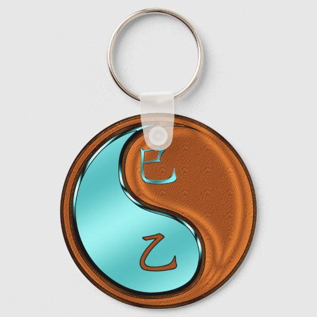 Year of the Wood Snake Key Ring (Front)